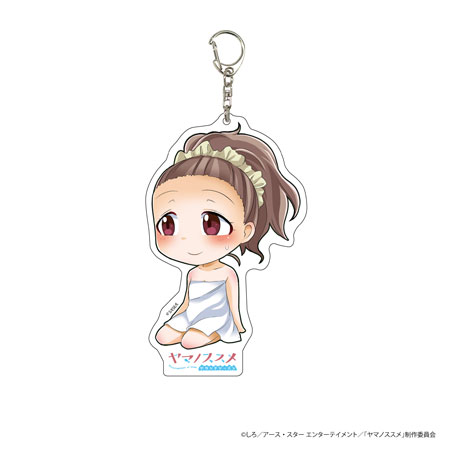 AmiAmi [Character & Hobby Shop]  Deka Acrylic Keychain Yama no Susume  Second Season 01 / Aoi, Bath Towel SD(Released)