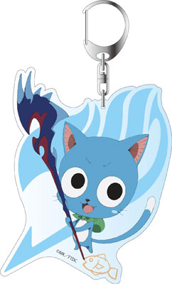 Fairy Tail Dragon Cry - Acrylic Keychain - Natsu Lucy Gray Erza Wendy Happy