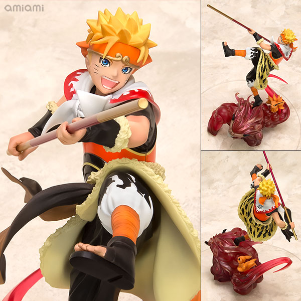  Bandai Naruto Anime Heroes Naruto Uzumaki Naruto Sage of Six  Paths Toy Action Figure Toy Bundle with 2 My Outlet Mall Stickers : Toys &  Games