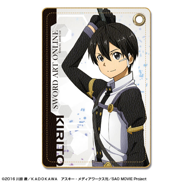 License Agent Sword Art Online - Leather Pass Case: Design 04 (Kirito) รูปภาพ 1