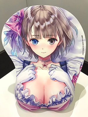 等身大マウスパッド 白井日菜子 (BLUE REFLECTION) リフレクター Ver.