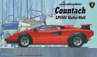 Fujimi 1/24 Real Sports Car Series No.12 Lamborghini Countach LP500S Plastic Model image 1