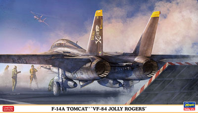 【中古】(本体A-/箱B)1/72 F-14A トムキャット“VF-84 ジョリー ロジャース”プラモデル[ハセガワ]《発売済・在庫品》