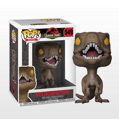 Figurine Funko Pop! N°549 - Jurassic Park - Velociraptor - FILM