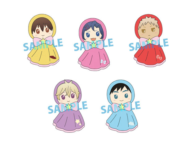 Rubber Mascot Sanrio Boys Oretachi Sanrio Danshi ! (Set of 6