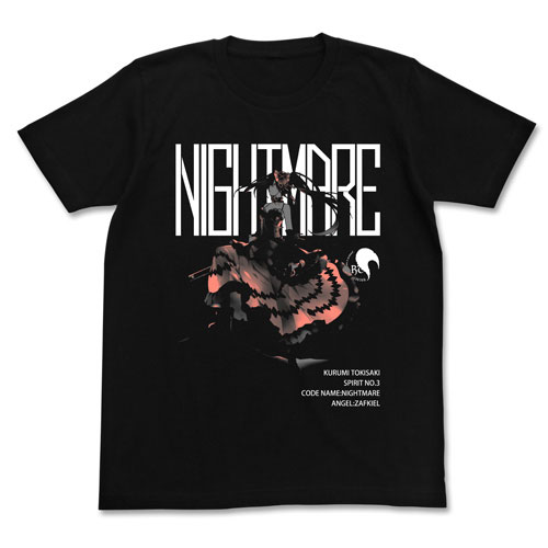 Date A Live Original Work Ver. - Kurumi Tokisaki T-shirt / BLACK-XL