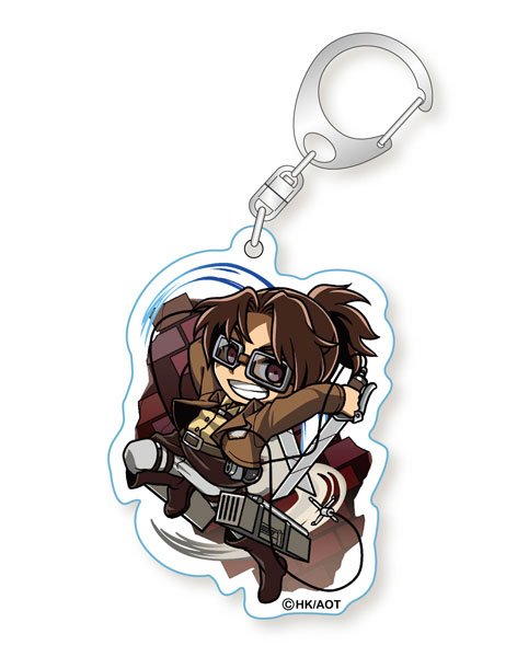 Hange Attack on authentic Titan Keychain