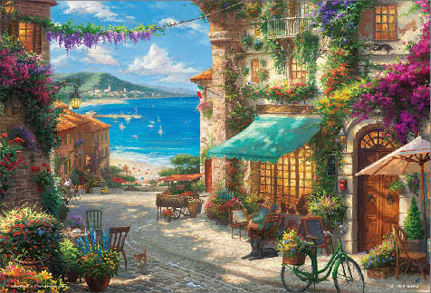 ﾋﾞﾊﾞﾘｰ93-137ｼﾁﾘｱの花咲くｶﾌｪ