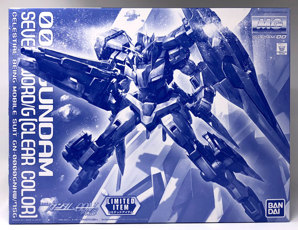 Bandai MG 1/100 00 Gundam Seven Sword/G [Clear Color] Plastic Model [Gundam Base Tokyo Exclusive]