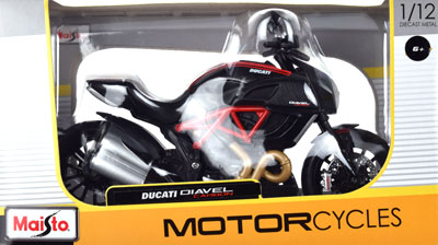AmiAmi Character Hobby Shop 1 12 Ducati Diavel Carbon Red Black Released