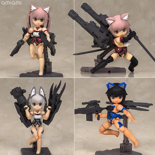 MegaHouse 데스크탑 아미 프레임 암즈 걸 KT-322f 이노센티아 시리즈 전4종 세트