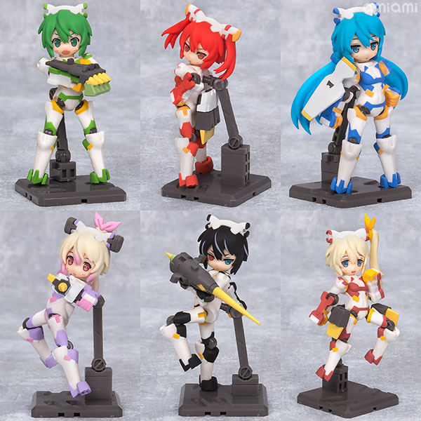 MegaHouse 데스크탑 아미 롱부츠 소대 전6종 노멀타입 +아머 파츠 세트