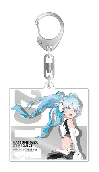Set of 2 Hatsune Miku Vocaloid Anime Girl Acrylic Keychain v1