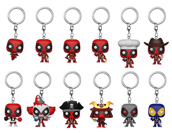 AmiAmi [Character & Hobby Shop]  Mystery POP! - Keychain Marvel Comics  Deadpool Series 1 24Pack BOX(Released)