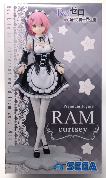Re:ZERO -Starting Life in Another World- Premium Figure Ram curtsey (Game-prize)