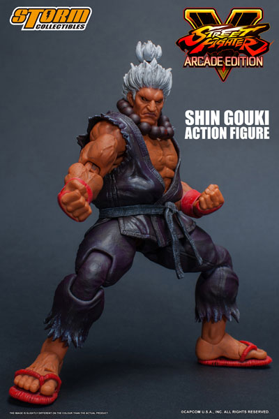 Storm Collectibles Street Fighter V Action Figure Shin Akuma SDCC 2018 Exclusive image 1