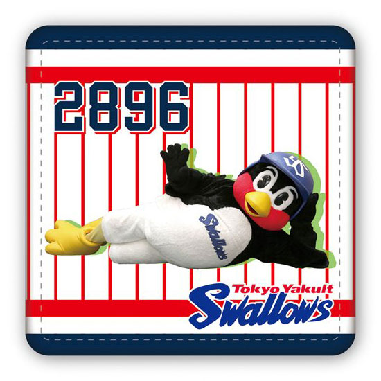 AmiAmi [Character & Hobby Shop]  Tokyo Yakult Swallows Leather Badge  Design H (Tsubakurou)(Released)