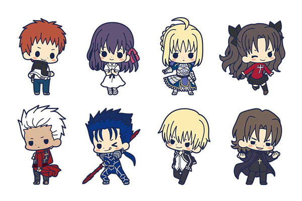 AmiAmi [Character & Hobby Shop]  Fate/stay night UBW - Petanko Trading  Rubber Strap vol.1 10Pack BOX(Released)