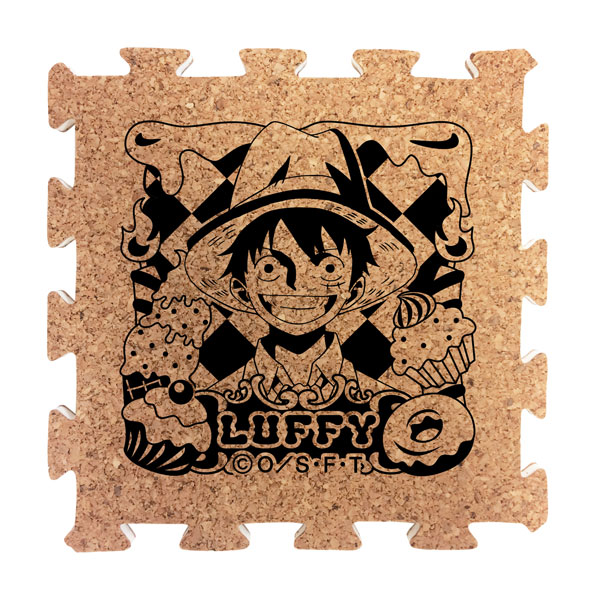 Monkey D Luffy One Piece Mug and Coaster Set