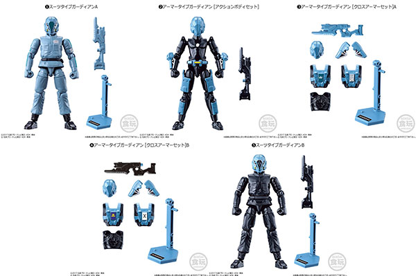 Bandai SODO Kamen Rider Build Action Guardians All 5Type Set รูปภาพ 1
