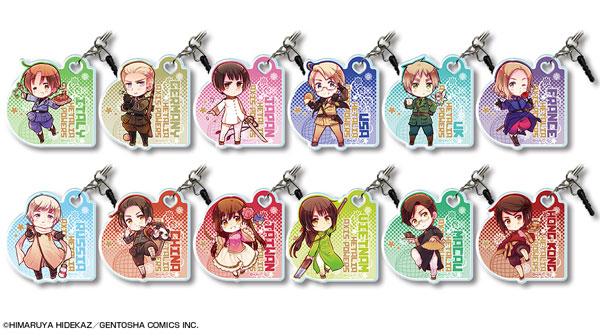 即購入⭕️ ヘタリア 香港 アクキー ヘタリア アクリルキーホルダー 香港 【公式通販】