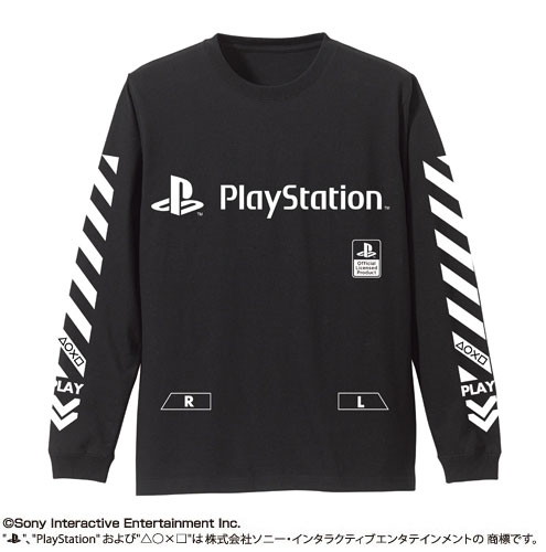 black long sleeve playstation shirt