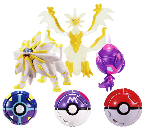 Necrozma, Solgaleo, Lunala Pokemon Monster Nintendo Tomy Collection Figure  Toy.