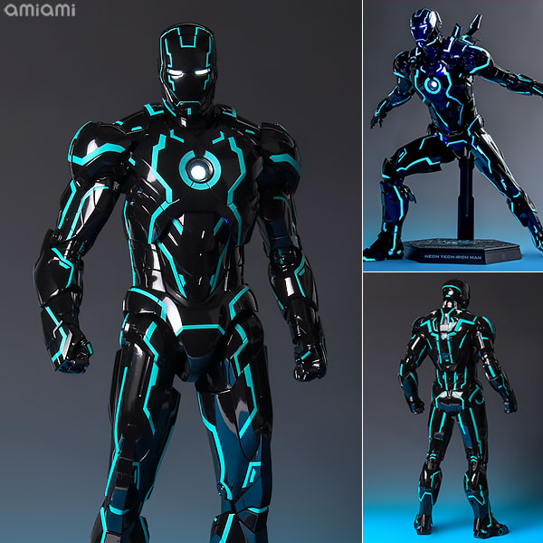 AmiAmi [Character u0026 Hobby Shop] | (Pre-owned ITEM:A/BOX:B)Movie Masterpiece DIECAST  Iron Man 2 1/6 Iron Man Mark.4 Neon Tech Edition(Released)