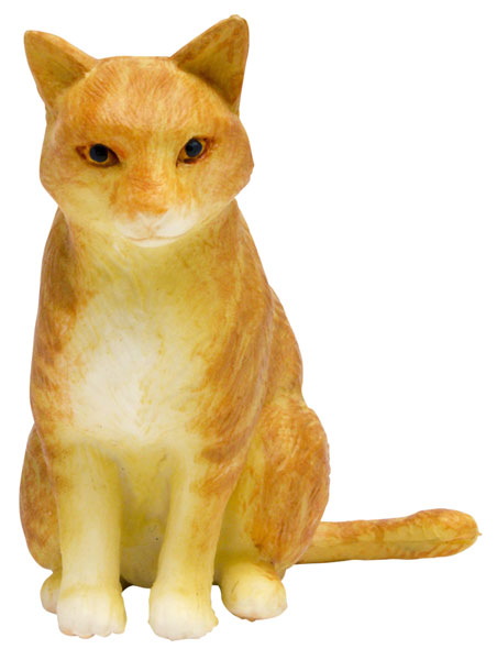 AmiAmi [Character & Hobby Shop] | 1/12 Japanese Cat Orange/White