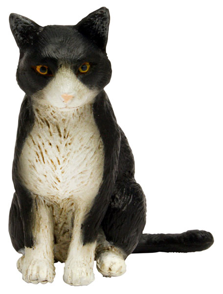 AmiAmi [Character & Hobby Shop] | 1/12 Japanese Cat Tuxedo Cat
