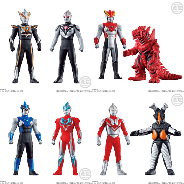 AmiAmi [Character & Hobby Shop] | ULTRAMAN R/B Sofubi Hero Ultraman Battle  Set Kizuna of Ultraman R/B Brothers Part.2 12Pack BOX (CANDY TOY)(Released)