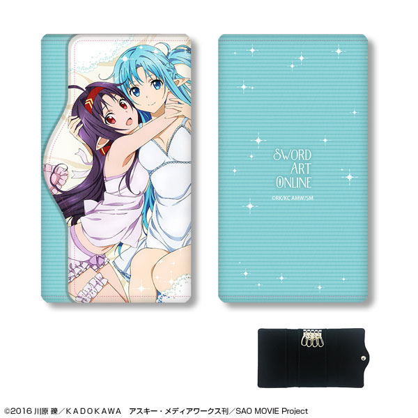 License Agent Sword Art Online Leather Key Case Design 02 (Asuna & Yuuki) รูปภาพ 1