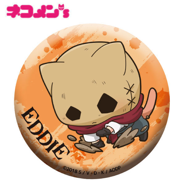 Angel of Death] Nekomens 54mm Can Badge Zack (Anime Toy