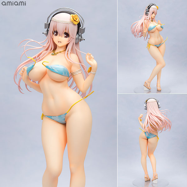 AmiAmi [Character & Hobby Shop] | Super Sonico Summer Vacation ver. 1/4.5  Complete Figure(Released)