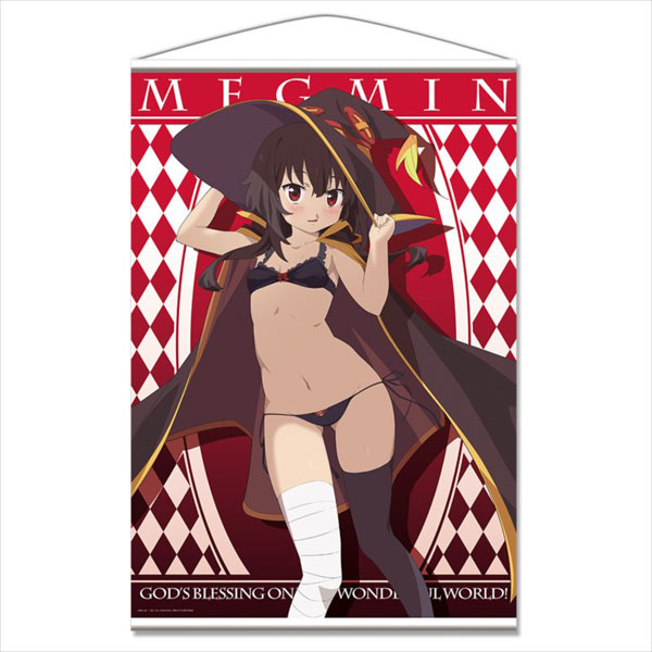 Konosuba Aqua and Megumin Official good Anime B1 Wallscroll