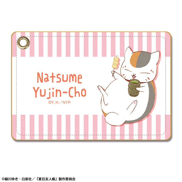 License Agent Natsume Yuujinchou Leather Pass Case Design 01 (Nyanko Sensei /A) รูปภาพ 1