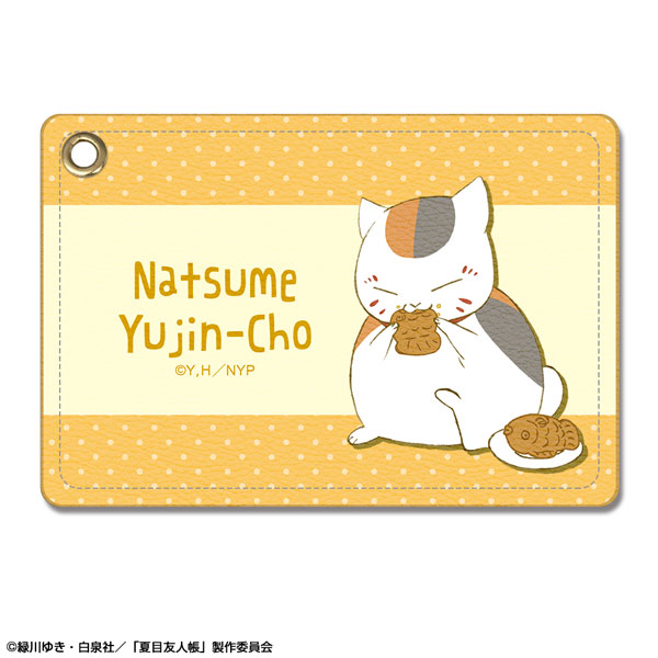 License Agent Natsume Yuujinchou Leather Pass Case Design 03 (Nyanko Sensei /C) รูปภาพ 1