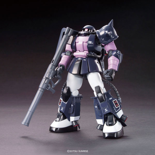 BANDAI SPIRITS HGUC 1/144 Black Tri-Star Zaku II Plastic Model รูปภาพ 1