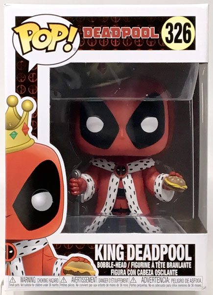 Funko POP! "마블 코믹스" "데드풀 플레이타임" 데드풀 (킹 Ver.) [토이 사피엔스 한정]