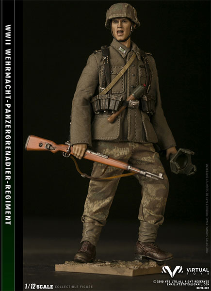 VTS Toys 1/12 Pocket Elite Series WWWII German Defense Force Armored Grenadier Division รูปภาพ 1