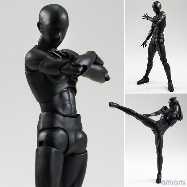 AmiAmi [Character & Hobby Shop]  S.H.Figuarts Body-kun (Solid black Color  Ver.) (Released)