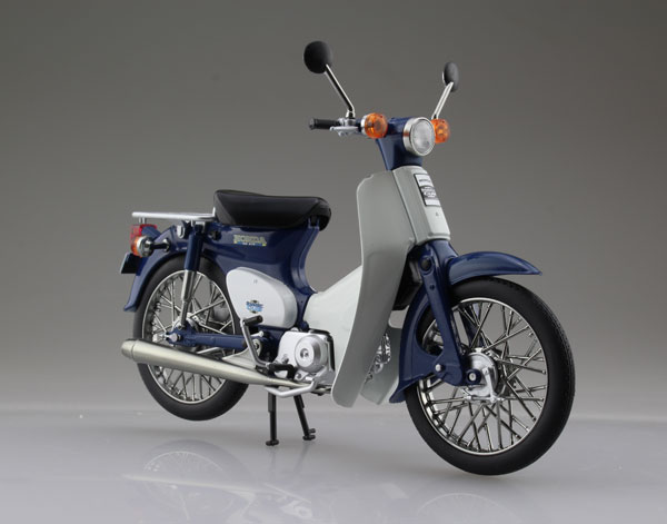 AmiAmi [Character u0026 Hobby Shop] | 1/12 Complete Model Bike Honda Super Cub  50 Blue(Released)