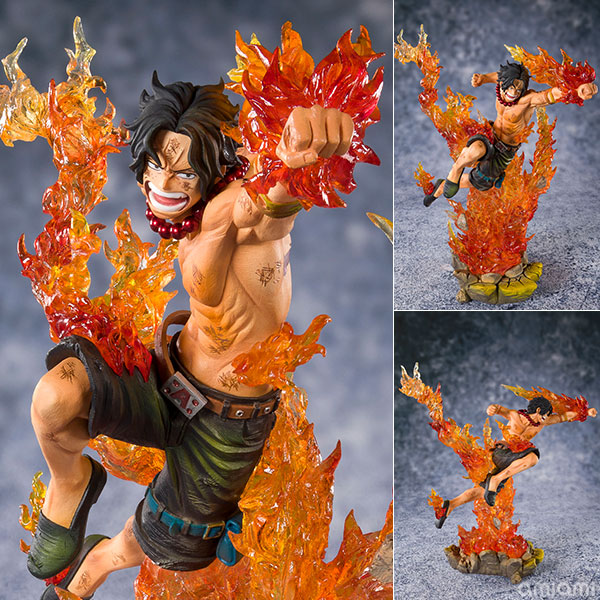 Amiami Character Hobby Shop Figuarts Zero Portgas D Ace Whitebeard Pirates 2nd Commander One Piece Released