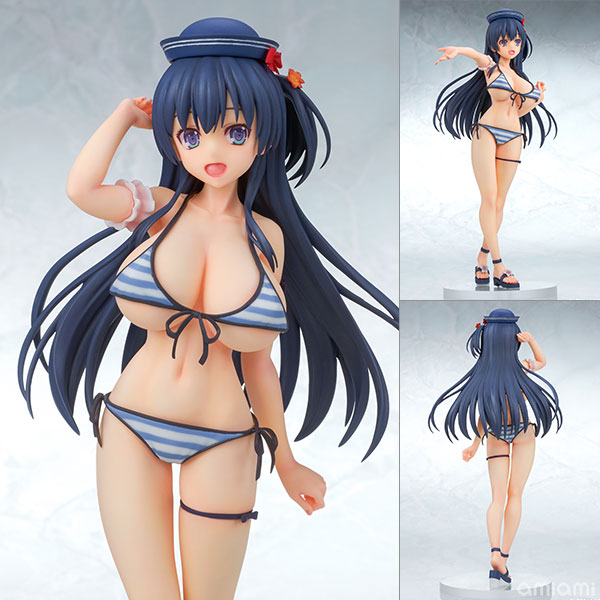 Q-six Shunsaku Tomose Original Nana Nonosaka Indigo Blue ver. 1/6 Complete Figure