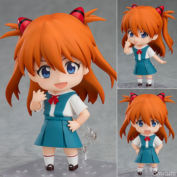NENDOROID 　Asuka ＆ Shinji ＆ Kaworu×2 Good Smile Nendoroid Asuka 1202 Shinji Ikari 1445 & Kaworu 2
