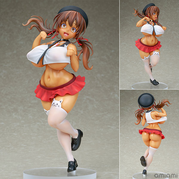 Q-six Lucky Dosukebe! Minato Abeno Suntanned ver. 1/7 Complete Figure รูปภาพ 1
