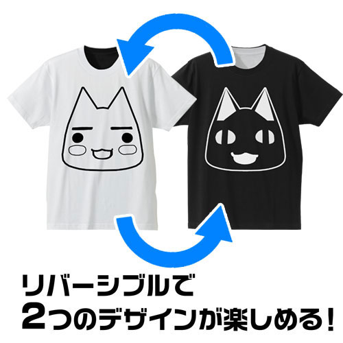 COSPA Dokodemo Issho Reversible T-shirt /WHITE x BLACK-XL รูปภาพ 1