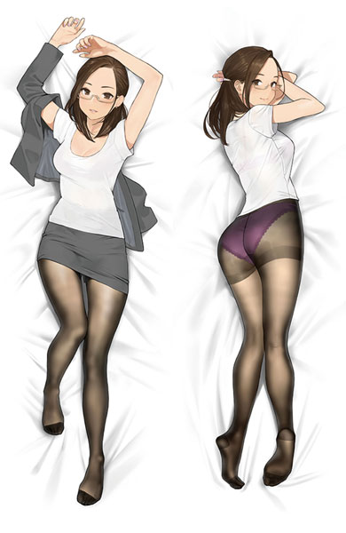 Miru Tights Hugging Pillow Cover Yuiko Okuzumi. 