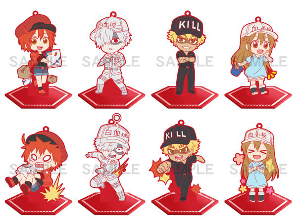 Cells at Workhataraku Saibou Sticker Set Waterproof 