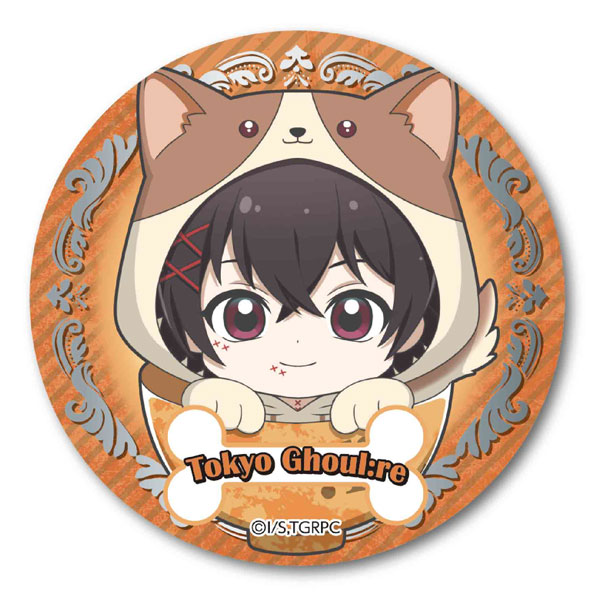AmiAmi [Character & Hobby Shop] | Wankomeshi Tin Badge Tokyo Ghoul